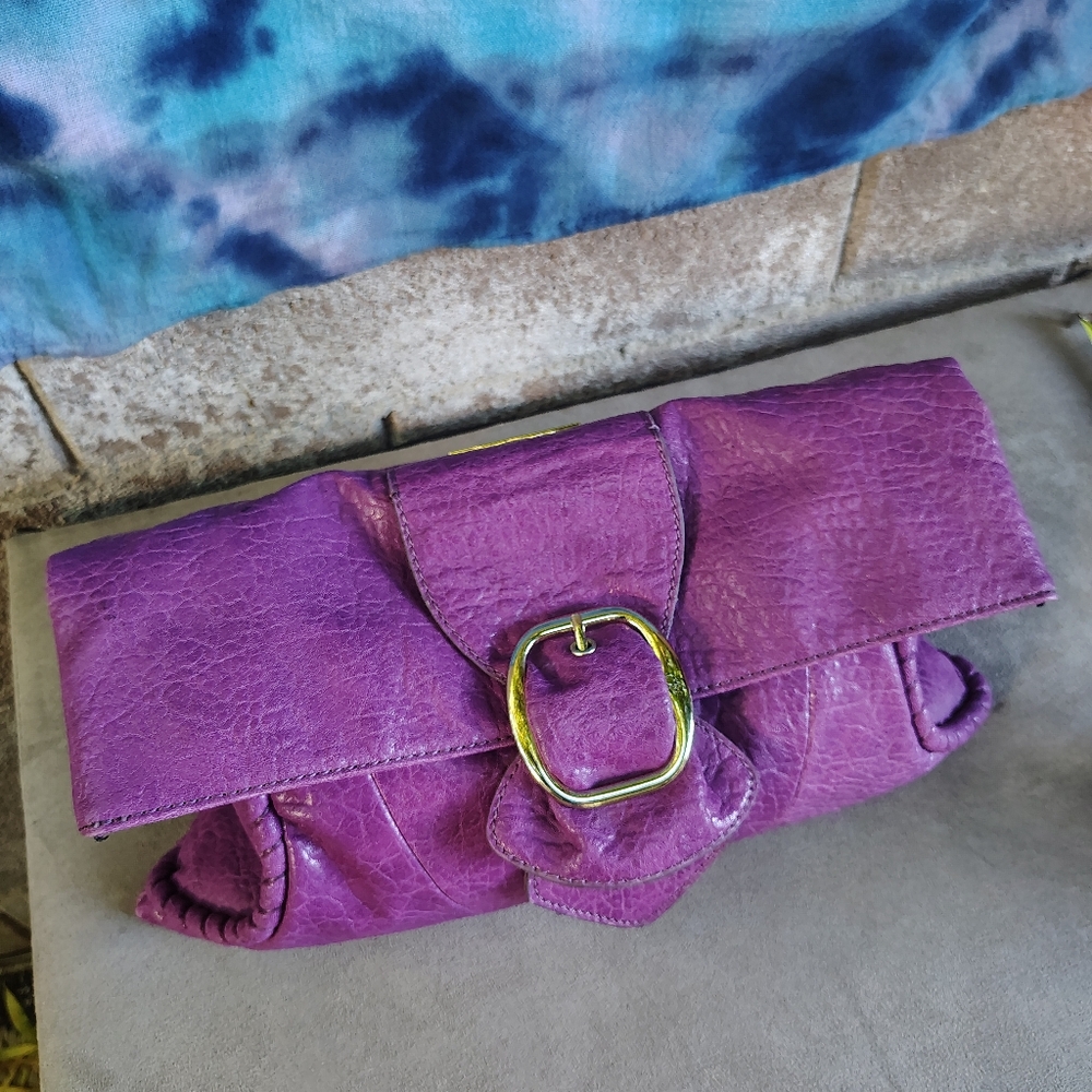 Purple Clutch Bag By Jessica Simpson